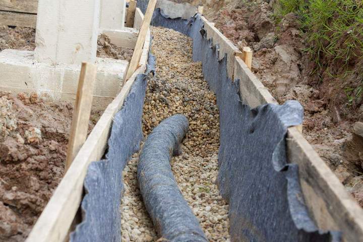 Travaux de drain sans excavation Mont-Saint-Hilaire